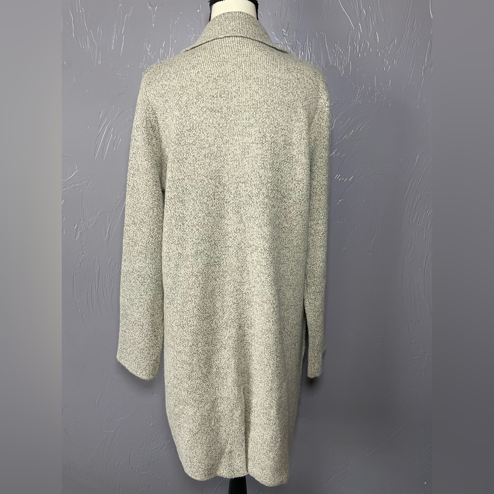 Staccato Women's Size Large Long Knit Open Front Cardigan - Picture 6 of 10
